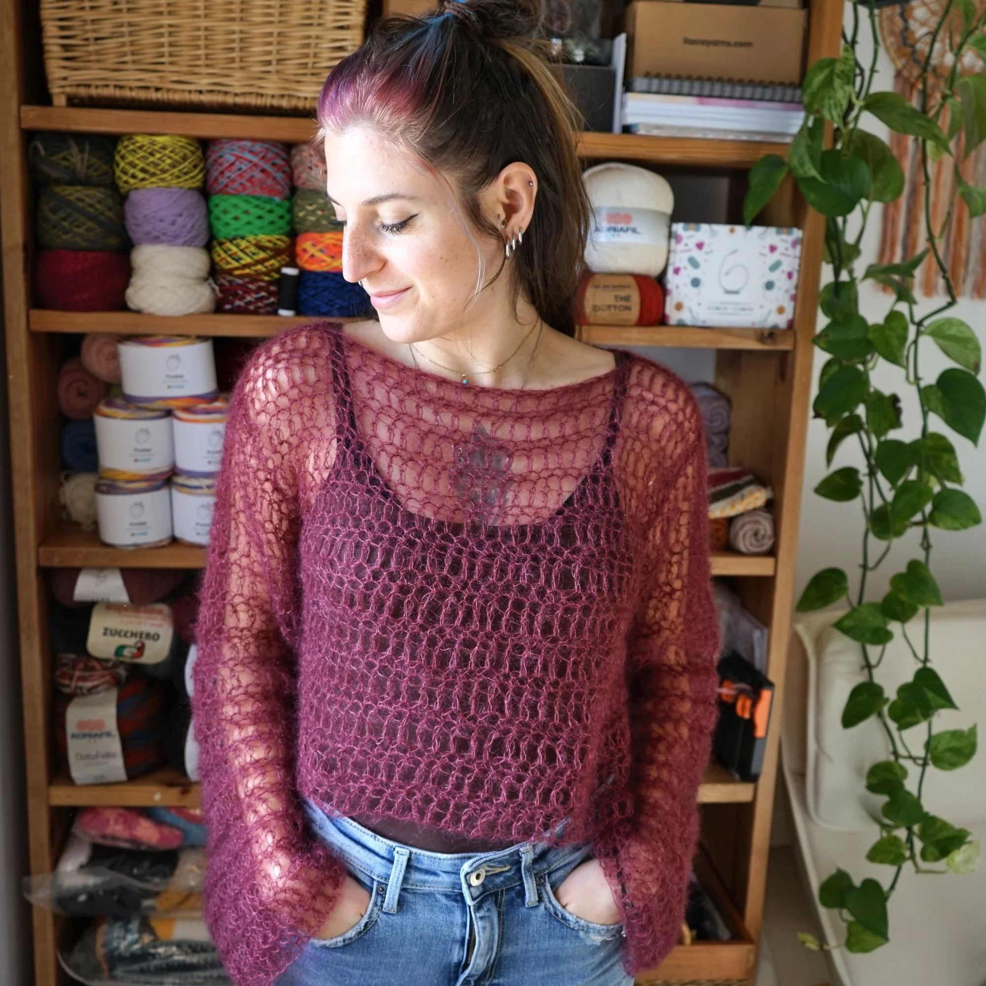Ziva Mohair Mesh Top - FREE CROCHET TUTORIAL! — Bloodimaryart